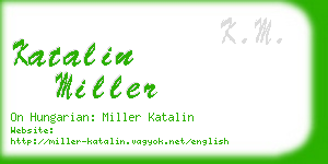 katalin miller business card